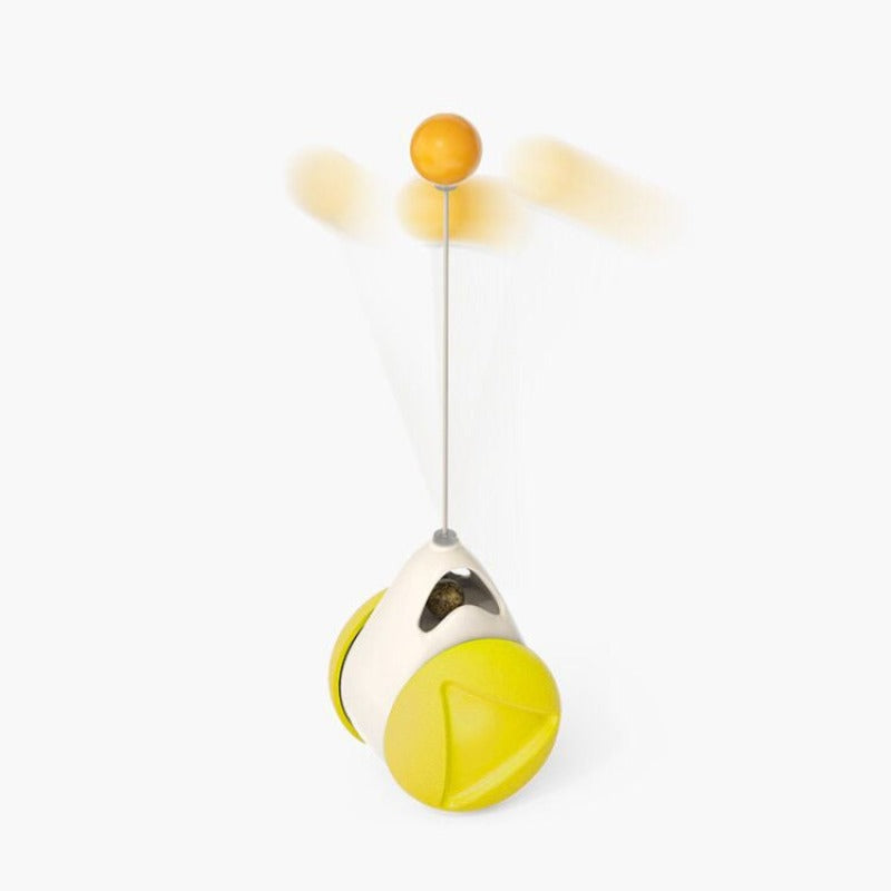 Cat Toy Fidget Spinner Yellow
