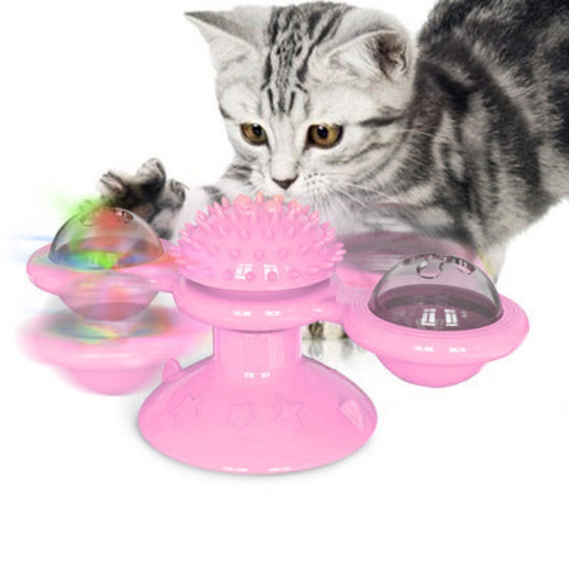 Cat Toy Fidget Spinner Pink