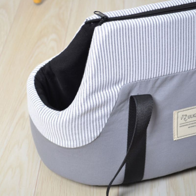 Pet Carrier Shoulder Bag Gray