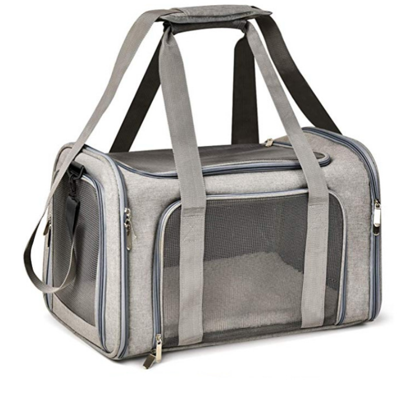 Pet Carrier Bag Gray