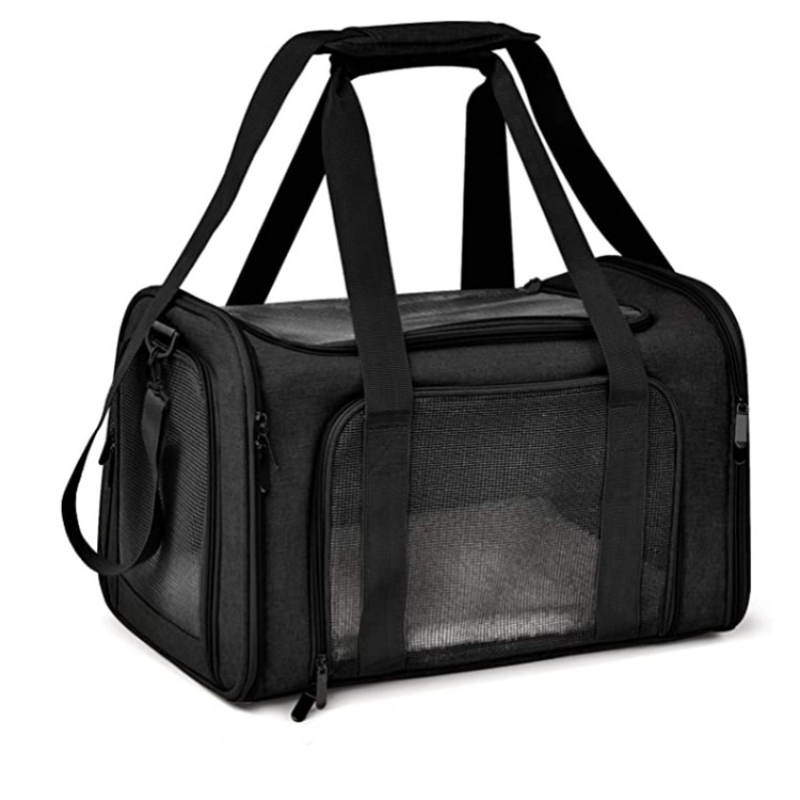 Pet Carrier Bag Black