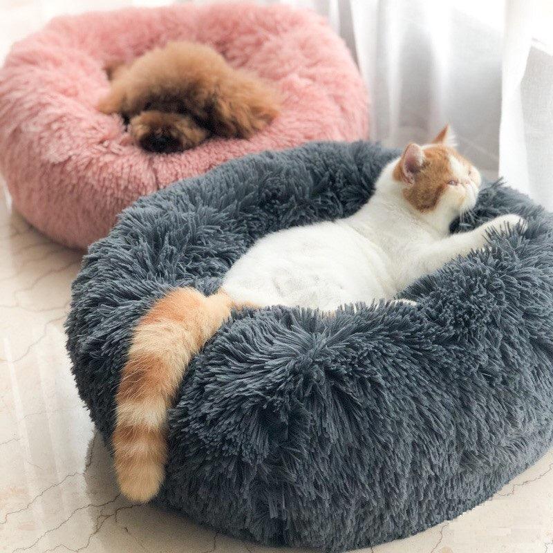 Round Plush Bed Cat or Dog