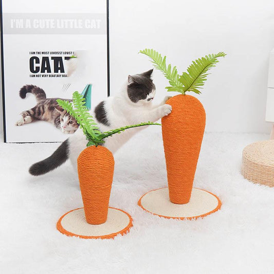 Carrot-Shaped Cat Scratching Post